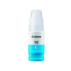 BOTELLA DE TINTA CANON GI 10 CYAN 70 ML COMPATIBLE CON G5010 G6010 G7010