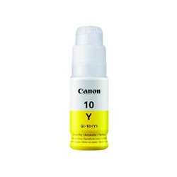 BOTELLA DE TINTA CANON GI 10 AMARILLA 70 ML COMPATIBLE CON G5010 G6010 G7010