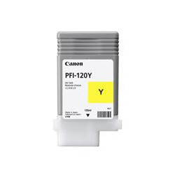 TANQUE DE TINTA CANON PFI 120 Y YELLOW RENDIMIENTO 130 ML COMPATIBLE CON TM 200 TM 205 TM 300 TM 305