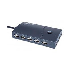 HUB USB 20 MANHATTAN 13 PUERTOS DE ALTA VELOCIDAD CON FUENTE