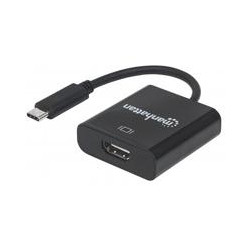 CABLE CONVERTIDOR MANHATTAN USB C 31 A HDMI 4K MACHO HEMBRA