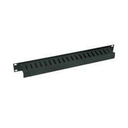 ORGANIZADOR DE CABLES NORTH SYSTEM HORIZONTAL SENCILLO 19 PULGADAS DUCTO 15X2 COLOR NEGRO LISO 1 UR