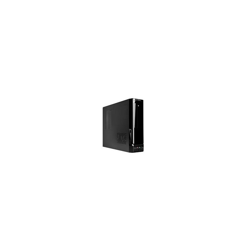 GABINETE ACTECK SLIM ATOM MICRO ATX MINI ITX FUENTE DE PODER 450W COLOR NEGRO AC 929042