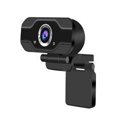 CAMARA WEB GHIA 1080P WEBCAM USB IDEAL PARA EQUIPOS DE ESCRITORIO Y LAPTOPS COLOR NEGRO MICROFONO VIA USB