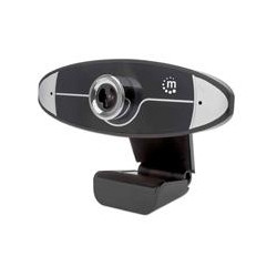 WEBCAM UN MEGAPaXEL 720P HD CONEXIaN PLUG AND PLAY POR USB A MICRaFONO INTEGRADO BASE AJUSTABLE 30 FPS NEGRO