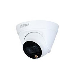 CAMARA IP DAHUA DOMO FULL COLOR 2 MEGAPIXELES LENTE DE 28MM 110 GRADOS DE APERTURA LUZ BLANCA DE 15 MTS H265 IP67 POE DWDR