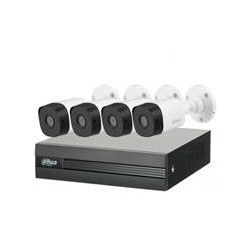 KIT DVR 4 CANALES DAHUA COOPER 2 MEGAPIXELES 4 CAMARAS B2A21 1080P METALICAS DVR DE 4 CANALES 1080P LITE H265 1 CH IP ADICIONAL