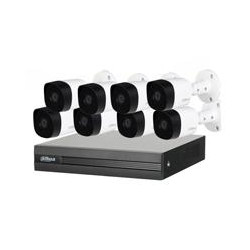 KIT DVR DAHUA COOPER XVR1B08KITII 8 CANALES 2 MEGAPIXELES 8 CAMARAS B2A21 1080P METALICAS DVR DE 8 CANALES 1080P LITE H265 2 CH