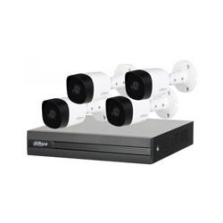 KIT DVR DAHUA 4 CANALES 1 MEGAPIXEL 4 CAMARAS B1A11 1 MEGAPIXEL H264 1 CANAL IP ADICIONAL 1 SATA HASTA 6TB P2P