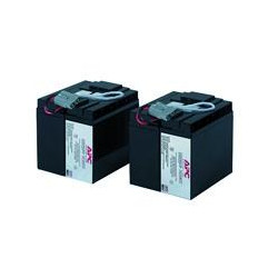 CARTUCHO DE BATEaAS INTERNAS DE REEMPLAZO PARA MODELOS APC SUA2200 SUA3000 SMT2200C SMT3000C LO CONFORMAN LAS 2 BATERaAS QUE SE