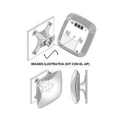 BASE KIT DE MONTAJE BLANCO PARA TECHO PARED COMPATIBLE CON ARUBA AP INSTANT