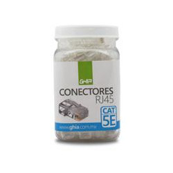 PLUG RJ45 CAT 5E GHIA UTP 100 PZAS