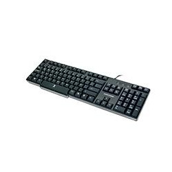 TECLADO ALAMBRICO PERFECT CHOICE RESISTENTE A DERRAMES USB NEGRO