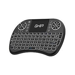 MINI TECLADO INALAMBRICO GHIA CON TOUCH PAD PARA SMART TV TV SMART BOX Y PC