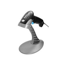 LECTOR DE CODIGO DE BARRAS 1D LASER 3NSTAR SC050 BASE INCLUIDA GRIS USB VEL DE ESCANEO 100 PS