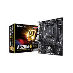 MB GIGABYTE A320 AMD S AM4 2XDDR4 2400MHZ REQUIERE TARJETA DE VIDEO HDMI DVI 4XUSB31 M2 MICRO ATX GAMA BASICA