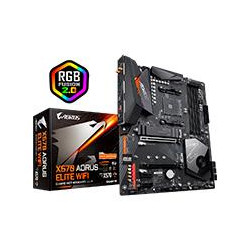 MB GIGABYTE X570 AMD S AM4 3A GEN 4XDDR4 3200MHZ PCIE 40 HDMI 4XUSB 32 M2 WIFI ATX GAMA ALTA GAMER RGB