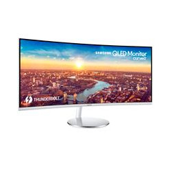 MONITOR LED SAMSUNG 34 WIDESCREEN WQHD 3440 X 1440 LC34J791WTLXZX BLANCO1 HDMI 1 DISP PORT 2 USB CURVO