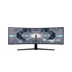 MONITOR LED SAMSUNG 49 WIDESCREEN WQHD 5120 X1440 ODYSSEY G9 C49G95T BLANCO1 HDMI 2 D PORT 2 USB CURVO GAMER 240HZ 1000R 1MS