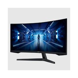 MONITOR LED SAMSUNG 34 WIDESCREEN WQHD 3440 X 1440 ODYSSEY G5 NEGRO 1 HDMI 1 D PORT CURVO GAMER 165HZ 1000R 1MS