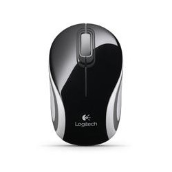 MOUSE LOGITECH MINI M187 NEGRO BLANCO OPTICO INALAMBRICO USB PC MAC LINUX