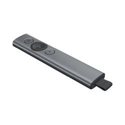 PRESENTADOR LOGITECH SPOTLIGHT CONECTIVIDAD DOBLE POR RECEPTOR MINI USB O BLUETOOTH DE 24 GHZ HASTA 30 MTS DE DIST PARA WINDOS 