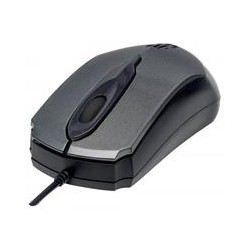 MOUSE OPTICO USB MANHATTANTRES BOTONES CON RUEDA DE DESPLAZAMIENTO MODELO EDGE 1000 DPI COLOR GRIS
