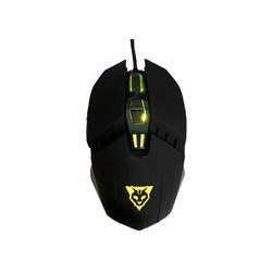 MOUSE OCELOT GAMER ALAMBRICO USB DPI CONFIGURABLES HASTA 3200 7 BOTONES ILUMINACIN ARCOIRIS DISENO ERGONOMICO