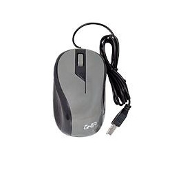 MOUSE ALAMBRICO GHIA COLOR GRIS 1200 DPI