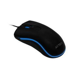 ACTECK X MOUSE OPTICO USB LED AZUL 1000 DPI 2 BOTONESSCROLL NEGRO ELECTRUS X X300 COLOR NEGRO AC 929677
