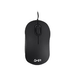 MINI MOUSE USB RETRACTIL GHIA COLOR NEGRO