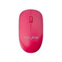 MOUSE INALAMBRIO EASY LINE BY PERFECT CHOICE 1 000 DPI VIVA MAGENTA