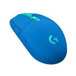 MOUSE GAMING LOGITECH G305 LIGHTSPEED BLUE OPTICO INALAMBRICO USB 1MS CON SENSOR HERO 12000DPI 6 BOTONES