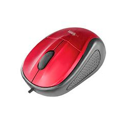 MOUSE OPTICO ALAMBRICO EASY LINE BY PERFECT CHOICE ROJO USB COMPATIBLE CON WINDOWS XPVISTA7 MAC OS