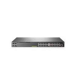 SWITCH HP ARUBA 2930F 24G POE 4SFP 24 PUERTOS RJ45 10 100 1000 POE 370W Y 4 SFP 1G ADMINISTRABLE CAPA 3 RIP OSPF ACLS QOS