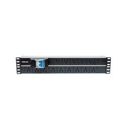 PDU BARRA MULTICONTACTOS 15 SALIDAS INTELLINET DOBLE INTERRUPTOR NEUMATICO MONTAJE RACK