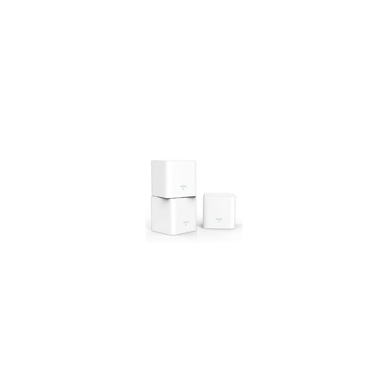 NOVA MW3 TRUE MESH WIFI EXTENSOR DE RED COBERTURA DE HASTA 300 M2 DUAL BAND 2 ANTENAS DE 3DBI MU MIMO BEAMFORMING PAQUETE DE 3 