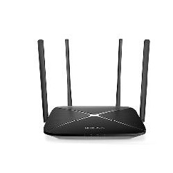 ROUTER INALAMBRICO MERCUSYS AC12G AC1200 BANDA DUAL 24GHZ A 300MBPS Y 5GHZ A 867MBPS 3 PUERTOS LAN GIGABIT 1 PUERTO WAN GIGABIT