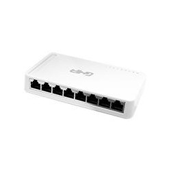 SWITCH GHIA 8 PUERTOS RJ45 10 100 1000 MBPS NO ADMINISTRABLE AUTO MDI MDIX HALF FULL DUPLEX GIGABIT