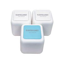 KIT AMPLIFICADOR DE RED INALMBRICA MESH ROUTER 2 REPETIDORES CON CANALES DE 24 Y 5 GHZ BLANCO