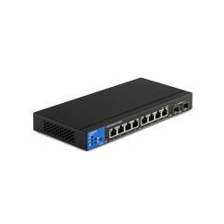 SWITCH LINKSYS LGS310MPC 8 PUERTOS ADMINISTRABLE POE GE 2 1G SFP 110W ADMIN NUBE