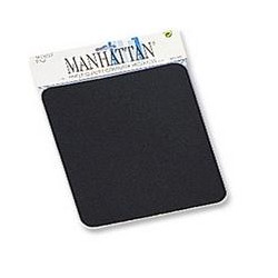 MOUSE PAD 6 MM MANHATTAN NEGRO EN BOLSA