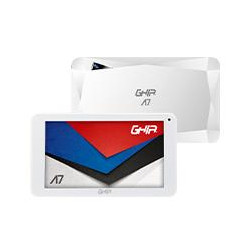 TABLET GHIA A7 WIFI A50 QUADCORE WIFI BT 1GB 16GB 03MP2MP 2100MAH ANDROID 9 GO EDITION BLANCA