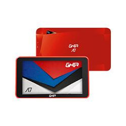 TABLET GHIA A7 WIFI A50 QUADCORE WIFI BT 1GB 16GB 03MP2MP 2100MAH ANDROID 9 GO EDITION ROJA