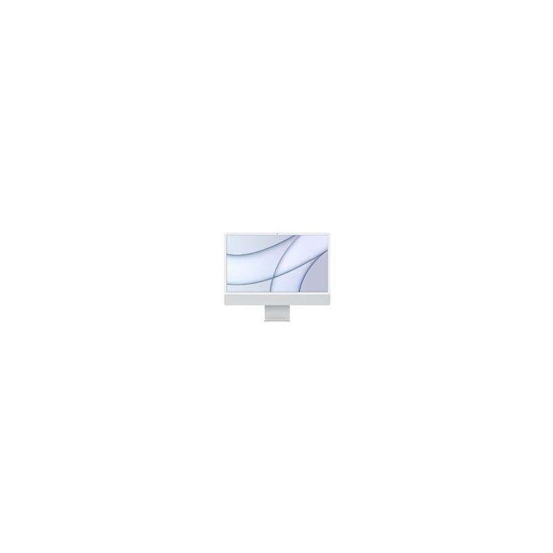 IMAC 24 RETINA 45K CHIP M1 DE APPLE CPU 8 NUCLEOS Y GPU 8 NUCLEOS 8GB 256GB SSD PLATA