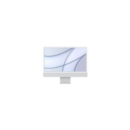 IMAC 24 RETINA 45K CHIP M1 DE APPLE CPU 8 NUCLEOS Y GPU 8 NUCLEOS 8GB 256GB SSD PLATA