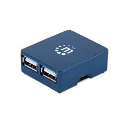 HUB USB 20 4 PUERTOS MANHATTAN MICRO