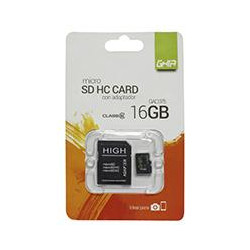 MEMORIA GHIA 16GB TIPO MICRO SD CLASE 6 CON ADAPTADOR