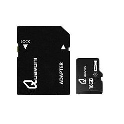 MEMORIA QUARONI MICRO SDHC 16GB CLASE 10 C ADAPTADOR