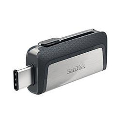 MEMORIA SANDISK 128GB DUAL ULTRA USB TIPO C USB 31 NEGRO PLATA 150MB S